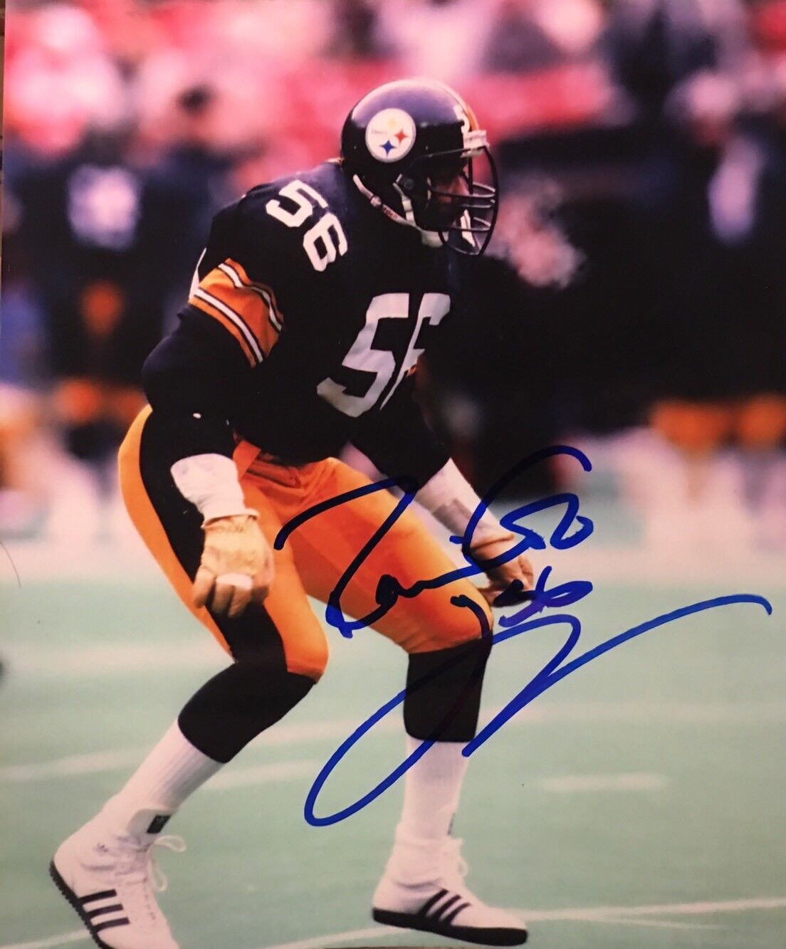 Robin Cole AUTOGRAPH PITTSBURGH STEELERS Hand Signed 8x10 Photo Poster painting 1st Draft Pick