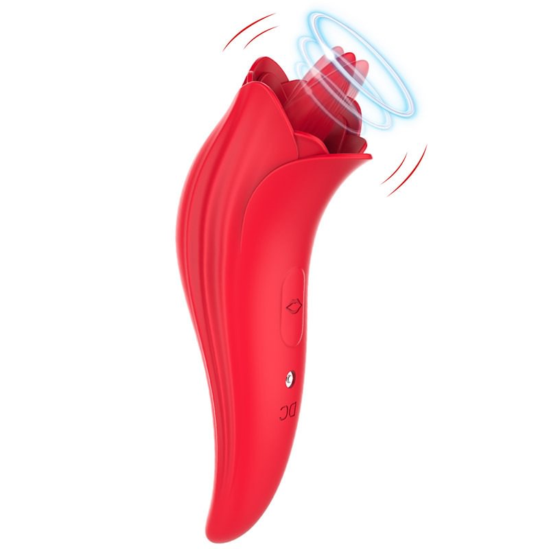 Electric Tongue Licking Massage Vibration Masturbation Device Female Sex Products Honey Bean Stimulation Tongue Licking Device