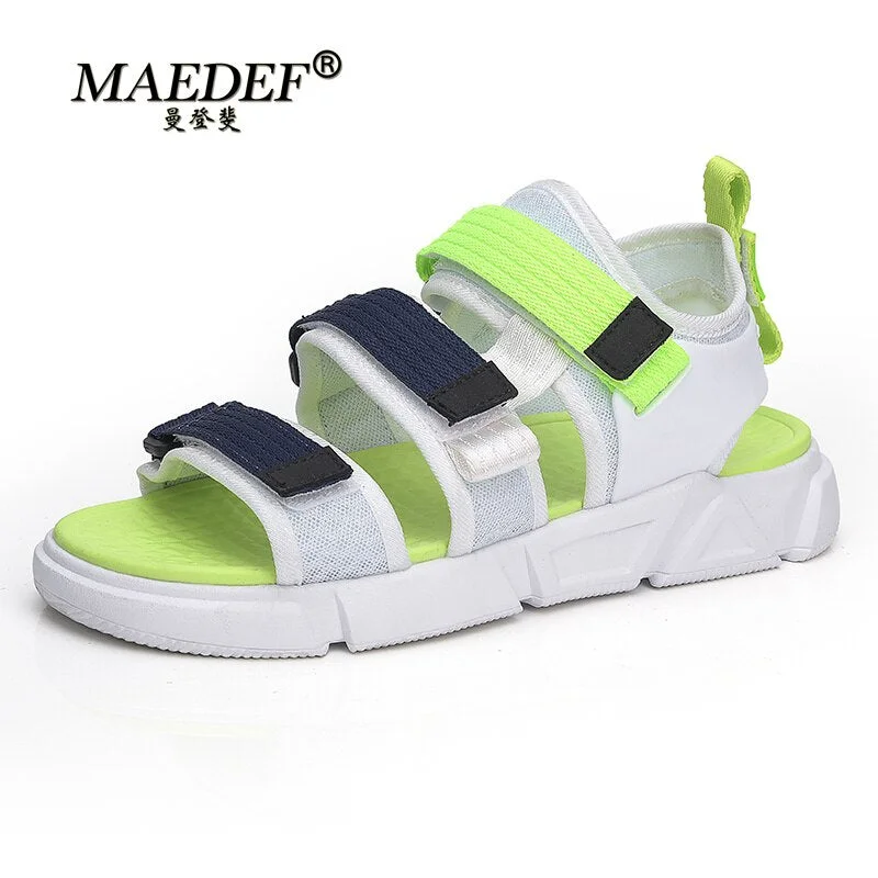 MAEDEF Classic Men's Sandals Summer Sandals Men Outdoor Casual Lightweight Beach Sandal Waterproof Fashion for Male Size 38-44