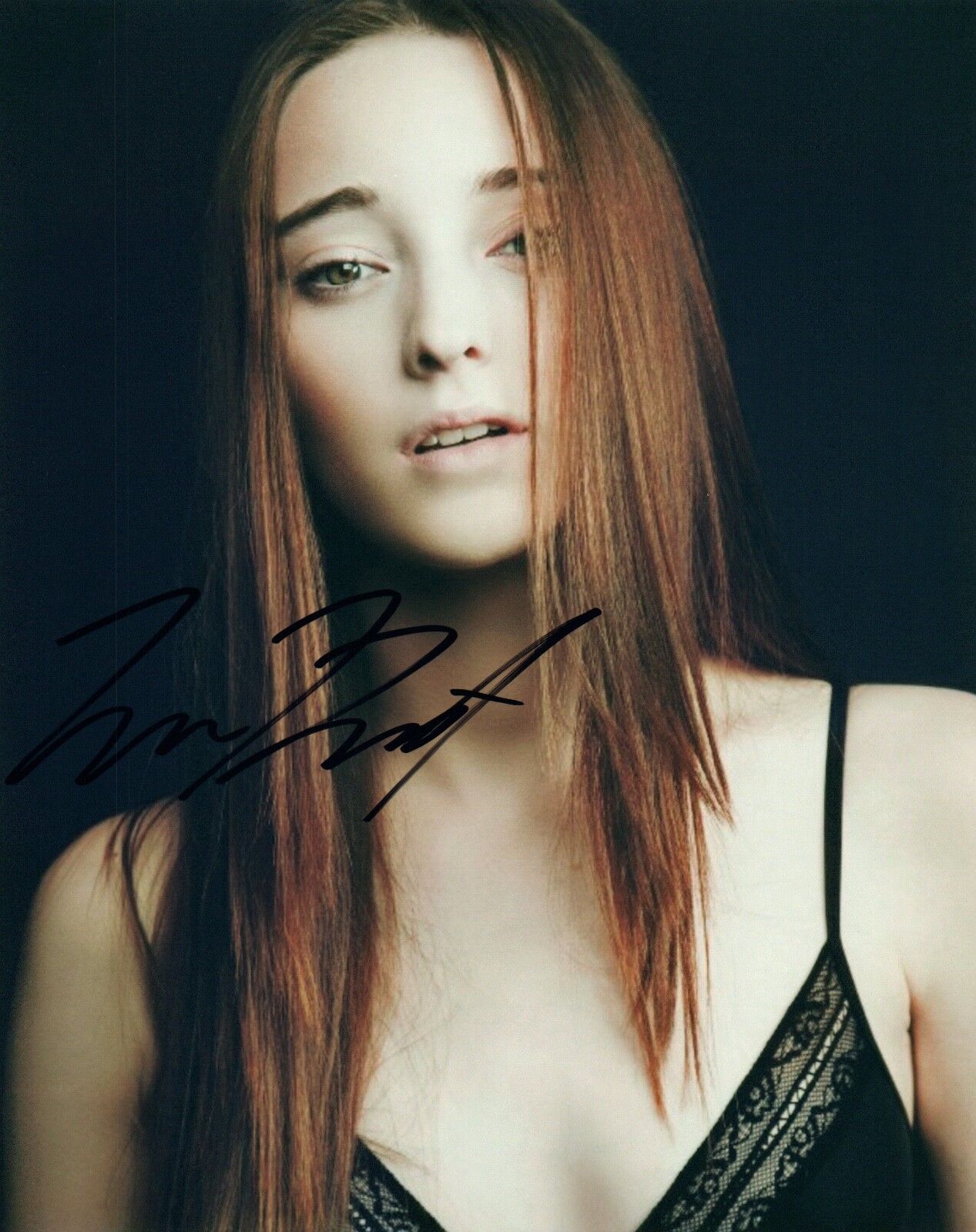 Emma Dumont Signed Autographed 8x10 Photo Poster painting THE GIFTED Hot Sexy Bra Pose COA