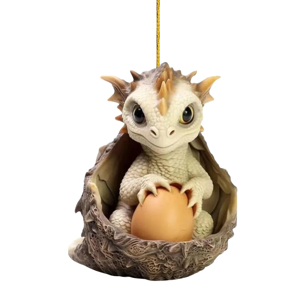 Christmas Dragon Egg Decoration Novelty Cute Acrylic Party Favors (D)