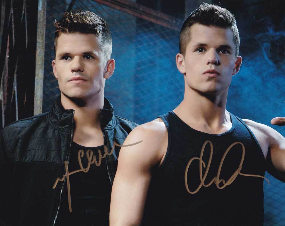 Max and Charlie Carver In-Person AUTHENTIC Autographed Photo Poster painting SHA #35180