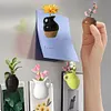 3D Ceramic Vases Fridge Magnet Decorative Vase Fridge Magnet for Fridge Ornament