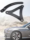 Chrome Alternator Bracket Mount Kit for Dodge Chrysler 383 440 Bb Mopar (White)