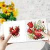 6Pcs Valentines Day Diamond Painting Greeting Card