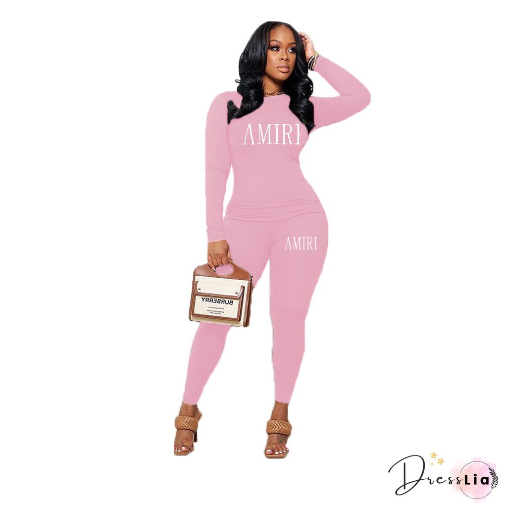 XS Long Sleeve Slim T Shirt Tops Skinny Pants Outfits