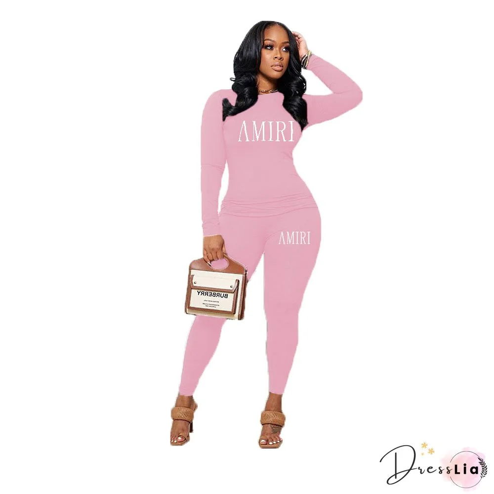 XS Long Sleeve Slim T Shirt Tops Skinny Pants Outfits