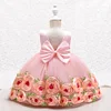 Baby Girl Flower Baptism Newborn Wedding Infant Party Dresses