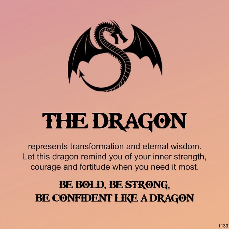 Gift Card - For Son Be Bold, Be Strong, Be Confident Like A Dragon