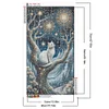 (40*70cm)DIY Full Round Drill Diamond Painting-Cat