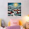 Colorful House - 14CT Counted Cross Stitch - 40*40cm