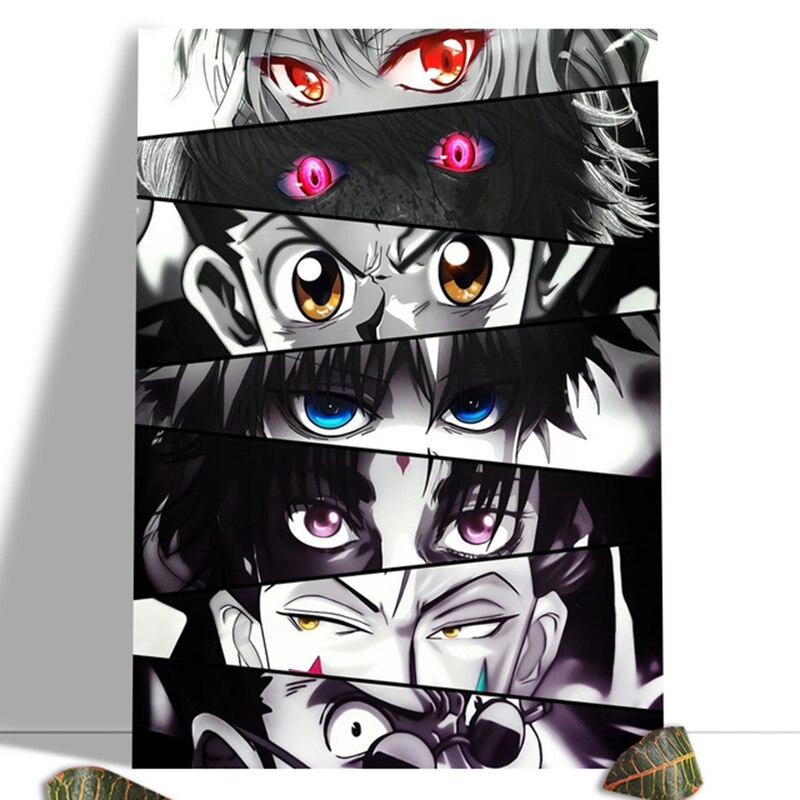 Attack on Titan Anime Poster other anime character eyes Decorative Painting Canvas Wall Art Living Room Posters Bedroom Painting