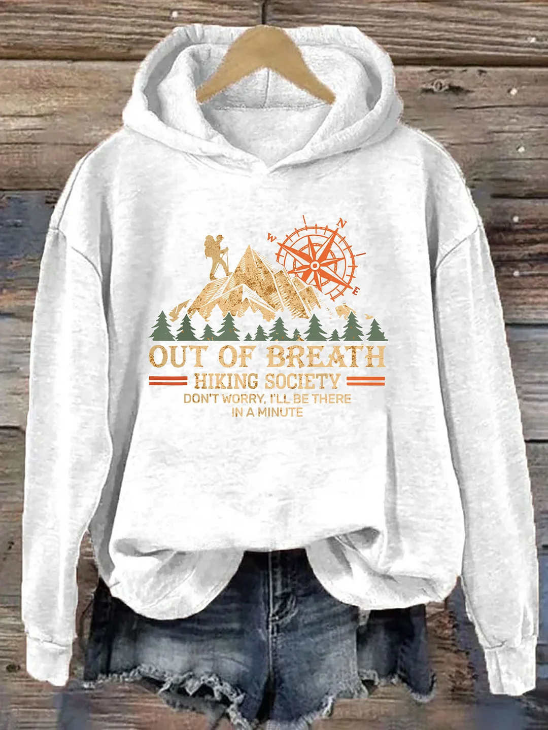 Out Of Breath Hiking Society Hoodie
