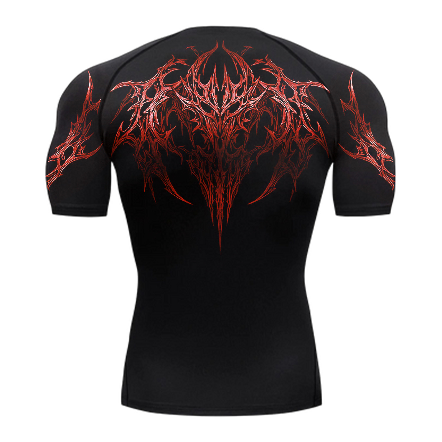 Scarlet Demon Wing Compression T-Shirt