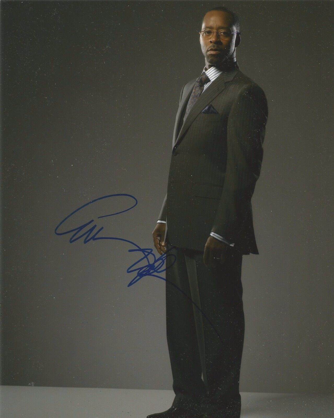 Courtney B. Vance Signed Flashforward 10x8 Photo Poster painting AFTAL