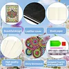  Beetle 5D DIY Diamond Art Painting Notebook Kit 50 Pages A5 Rhinestone Art Painting Notebook Kit for Adults Beginners Holiday Birthday Gift