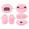 Silicone Protective Cover Shockproof Scratch Resistant Cover with Carabiner Protective Shell Compatible for TOZO NC20 Pro/NC20 Earbud
