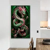 (40*70cm)Dragon - Round Partial AB Drill Diamond Painting