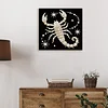 Scorpion DIY Pearl Art Diamond Painting Kit for Adult Home Decor 25x25cm With Frame