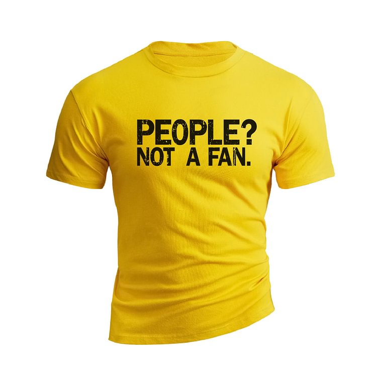 PEOPLE NOT A FAN GRAPHIC TEE