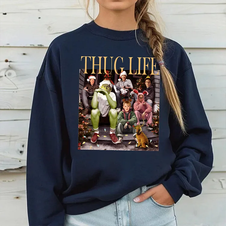 Christmas Thug Life T-shirt/ Sweatshirt/ Hoodie