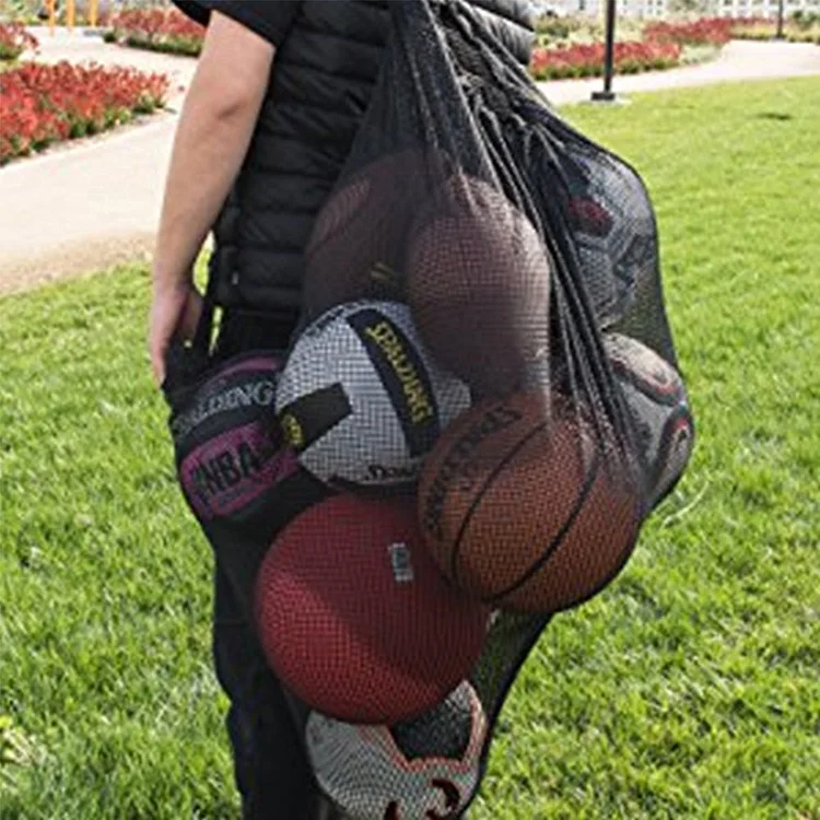 Large Capacity Sports Net Bag Basketball Volleyball Storage Beam Backpack-Annaletters