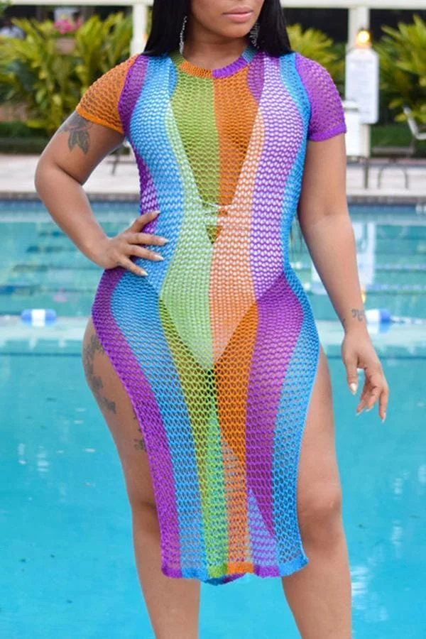 Sexy Hollowed-out Beach Dress