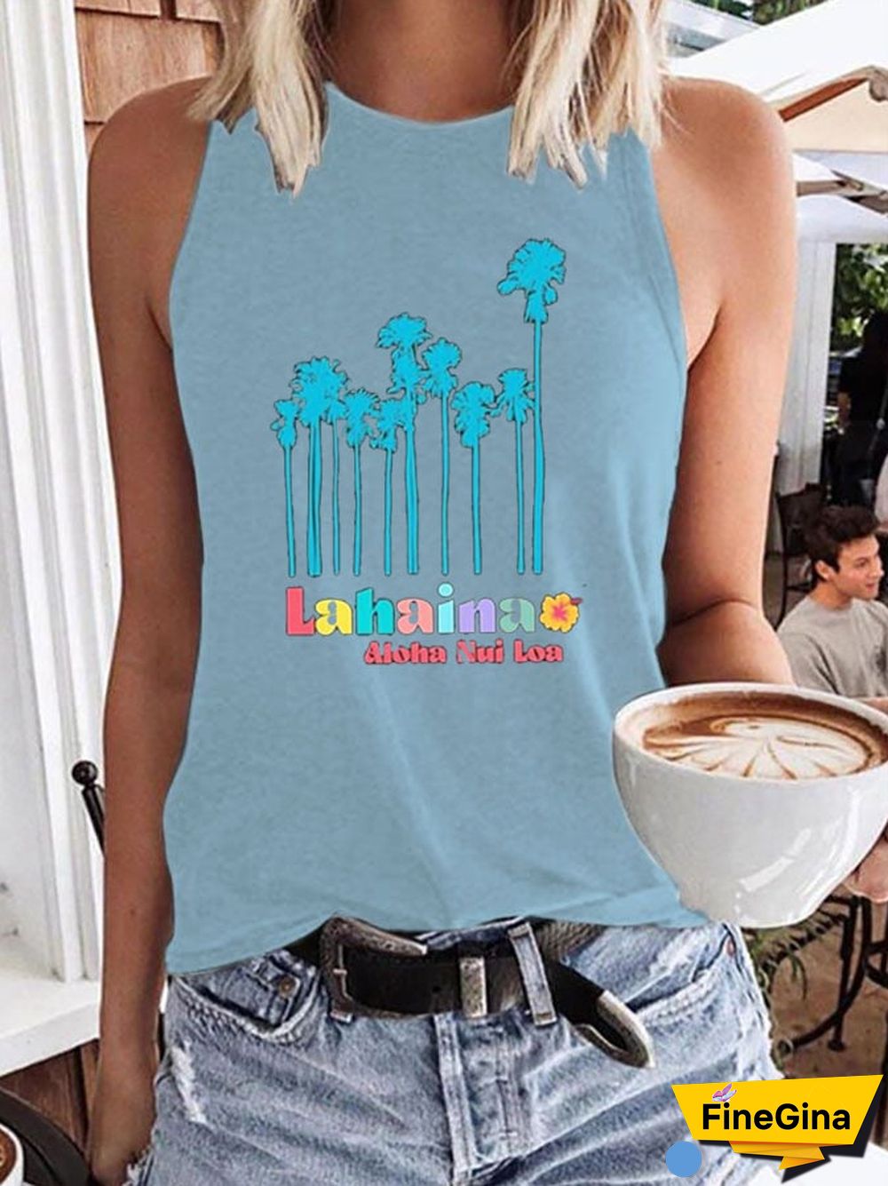 Women's Lahaina Hawaii Maui Support Tank Top