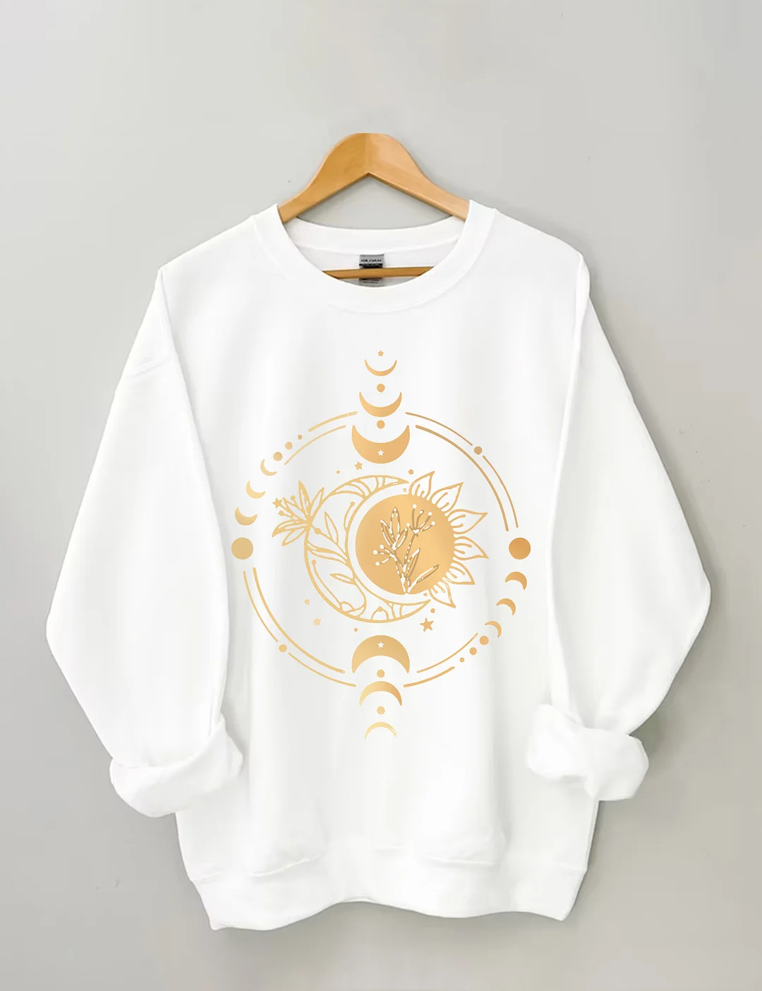 Shiny Mysterious Moon Phase Sweatshirt