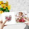 6Pcs Valentines Day Diamond Painting Greeting Card