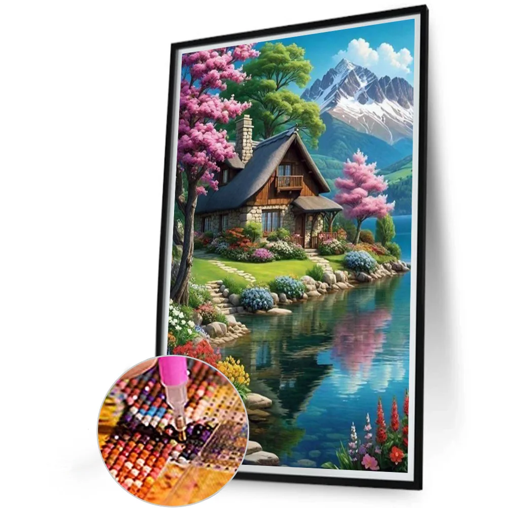 Partial AB Diamond Painting - Full Round Drill - Scenery(Canvas|45*65cm)