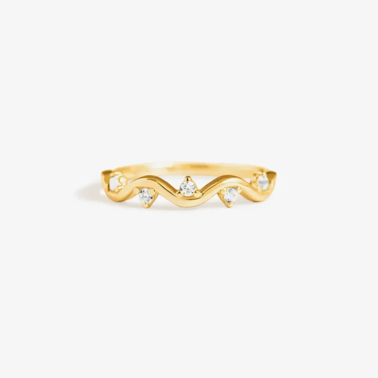 For Self - S925 Stands For Highs And Lows Raindrop Ring