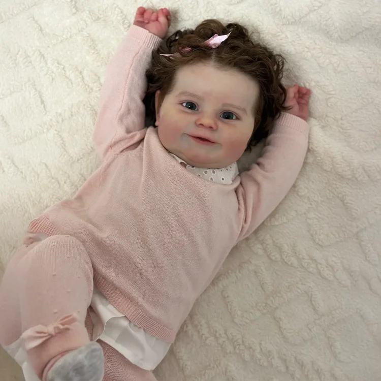  20'' Realistic and Lifelike Reborn Baby Girl Beaita with Heartbeat & Coos - Reborndollsshop®-Reborndollsshop®