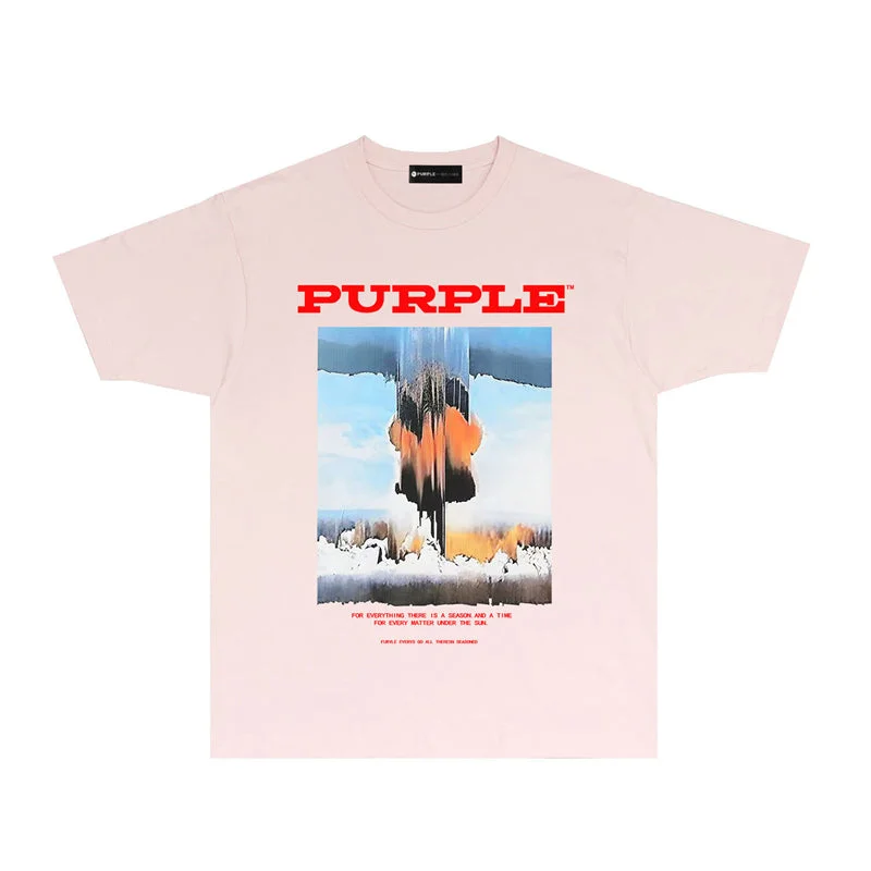 Purple fashion T-shirt