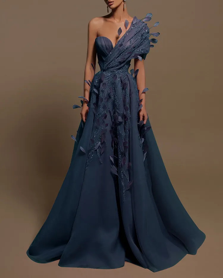 Beaded Bodycon Maxi Dress Elegant Stylish