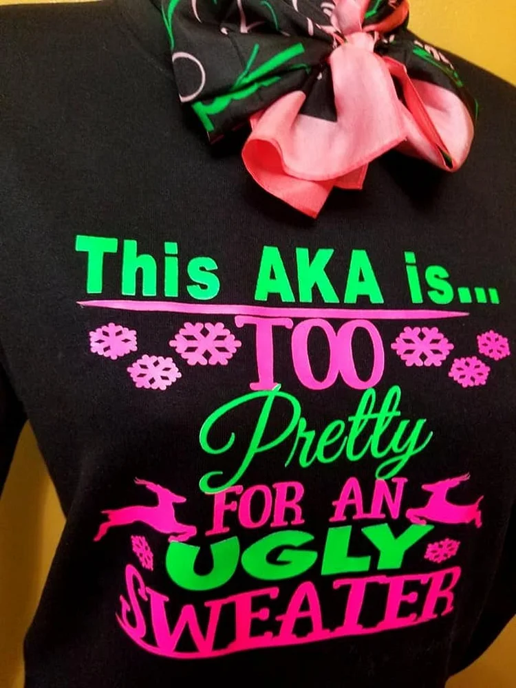 AKA and Delta Holiday Sweatshirt