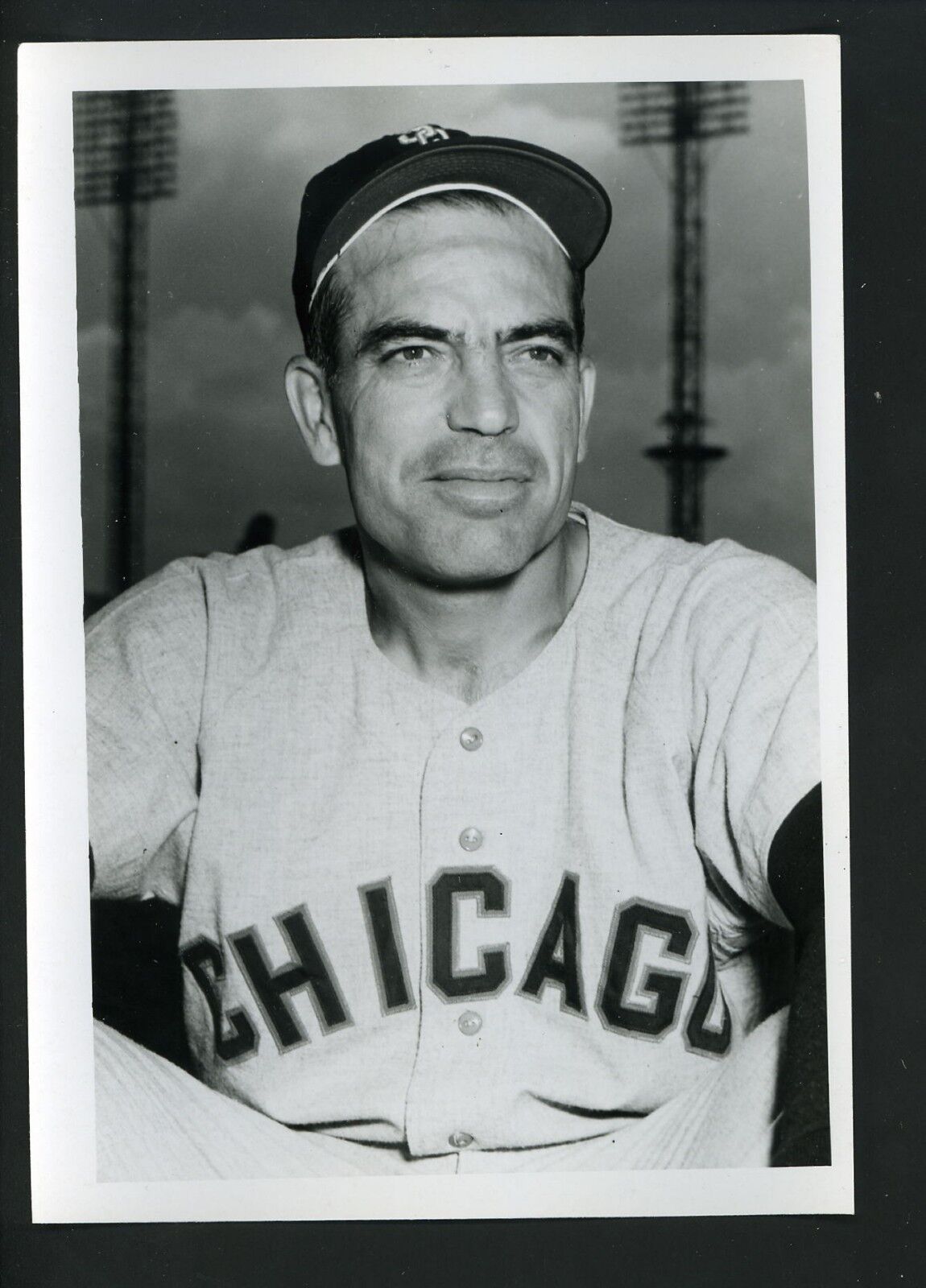 Don Gutteridge circa 1960 Press Wire Photo Poster painting by Don Wingfield Chicago White Sox