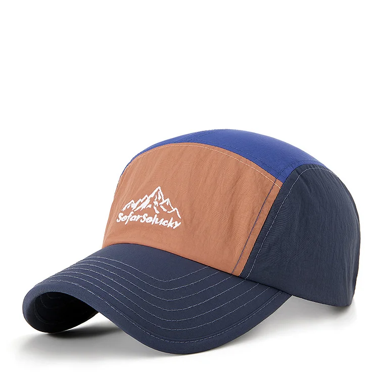 Outdoor mountain climbing quick-drying color matching baseball cap