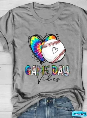 Baseball Game Day Vibes T-Shirt