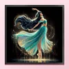 (Stamped/Counted) Ballet Jasmine Silhouette-11CT Cross Stitch 40*40cm