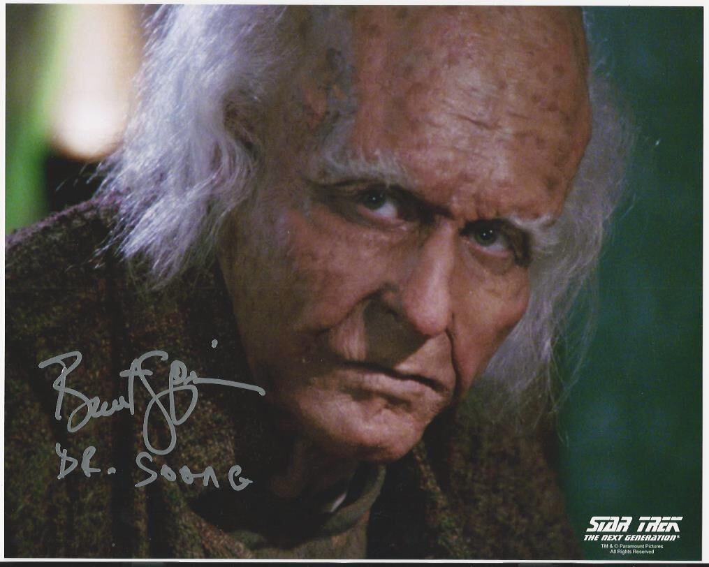 Brent Spiner - Star Trek TNG signed Photo Poster painting