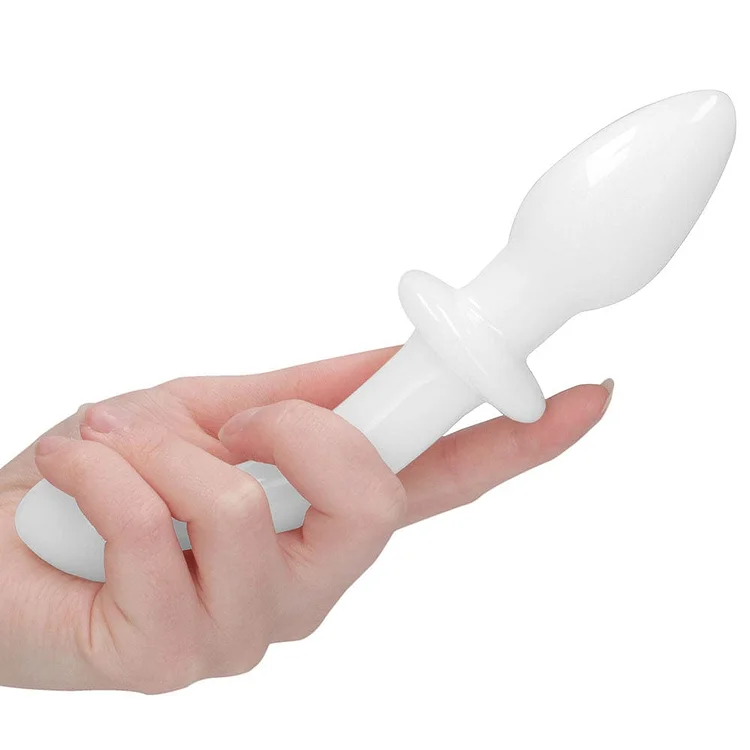 Pornhint Chrystalino Doubler Glass Wand in White