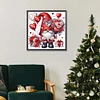 Diamond Painting-DIY Full Round Drill Valentines Day Gnome