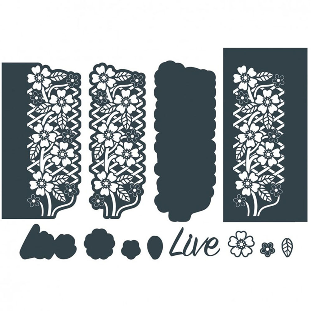 

Flower - Paper Craft Cutting Dies, 501 Original