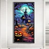 (30*70cm)Halloween Pumpkin Castle - Full Round Drill Diamond Painting