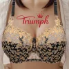 Triumph-Regulowany biustonosz z haftowaną koronką (M-7XL)
