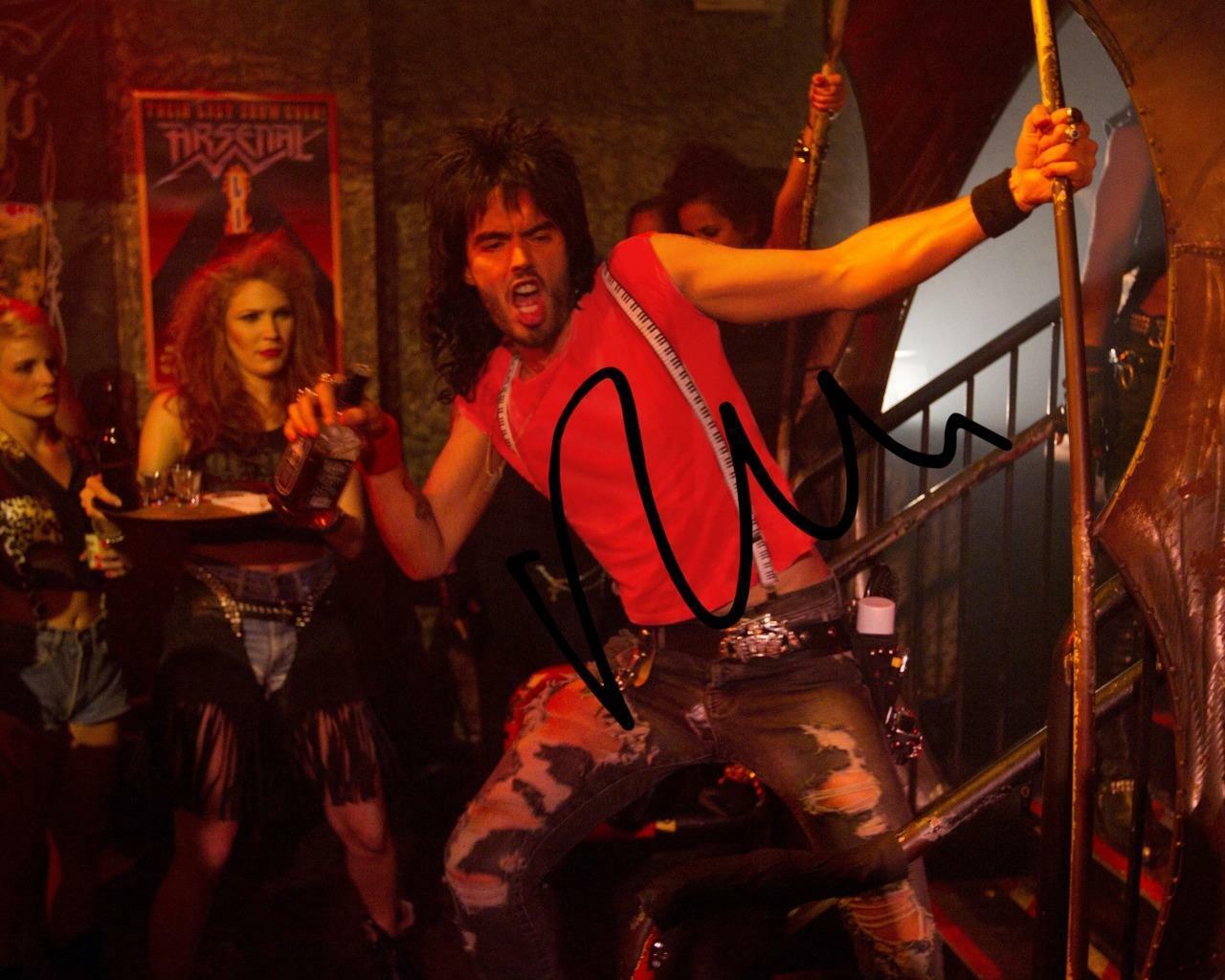 Russel Brand Rock of Ages SIGNED AUTOGRAPHED 10 X 8