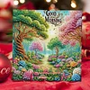 uk.everydayedeals 6Pcs DIY Diamond Painting Birthday Greeting Card - Good Morning Bouquet