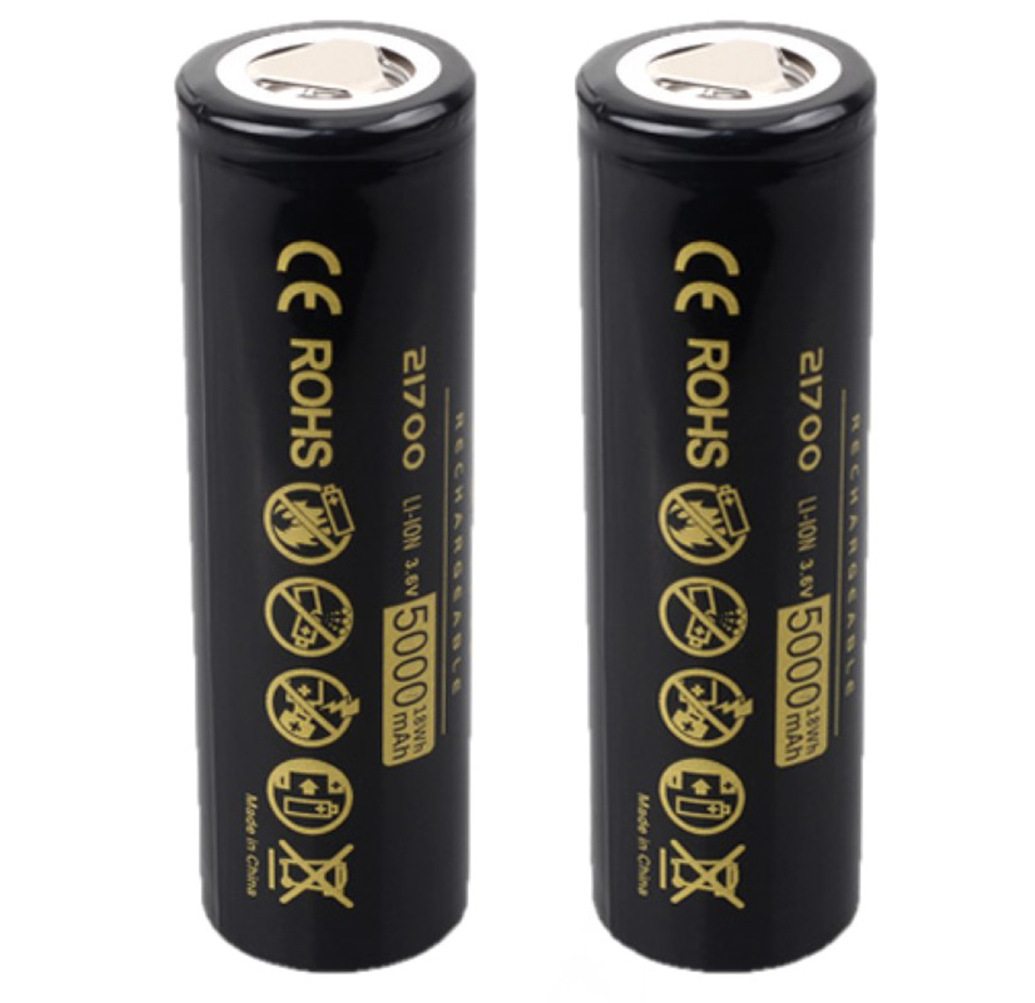 21700 5000mAh HD Batteries