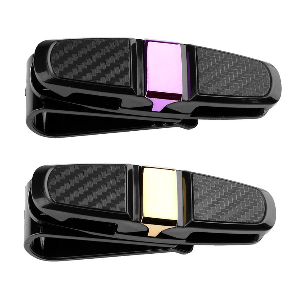 

Car Sun Visor Glasses Sunglasses Fastener Clip Card Ticket Clamp Holder, Gold, 501 Original